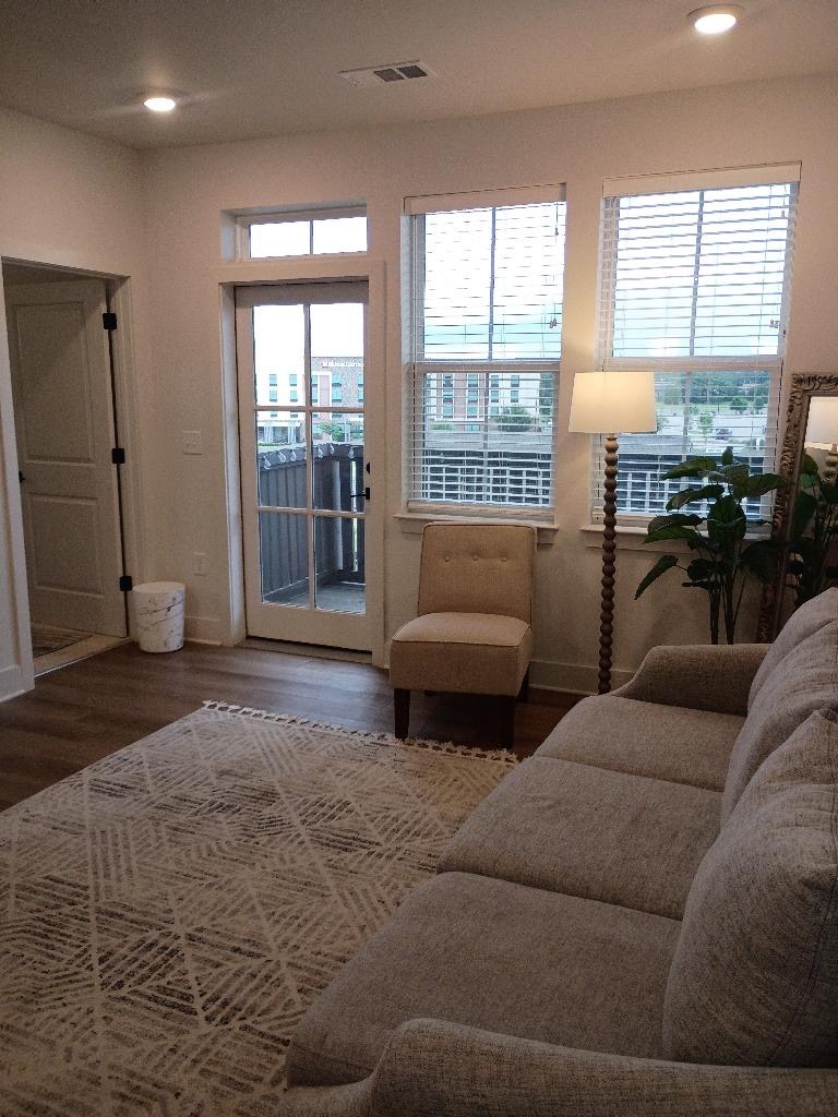 Inviting furnished living space at Luxe Legacy Collective
